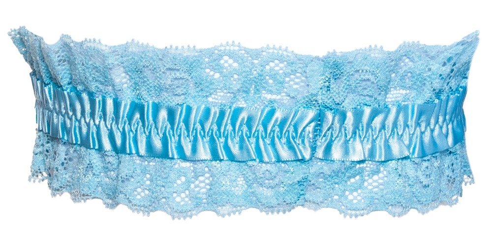 Strumpfband blau