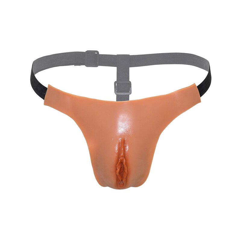 VERBORGENES VERLANGEN - ALTER EGO VERSTELLBARE OFFENE VAGINA STRING FLEISCH