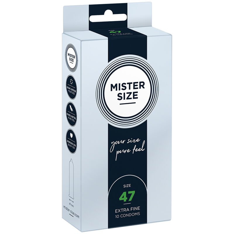 MISTER SIZE - KONDOME GRÖSSE XS 47 MM (10 EINHEITEN)