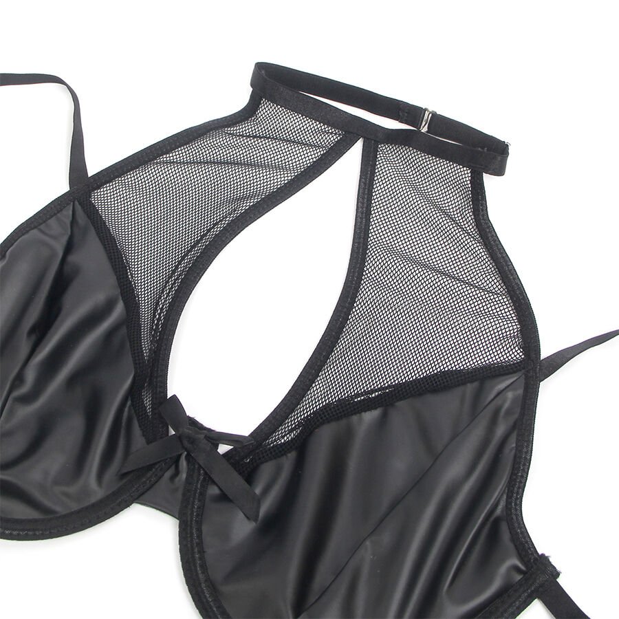 SUBBLIME - 957599 LEDER-BH UND ROCK-SET SCHWARZ