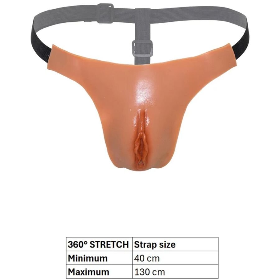 VERBORGENES VERLANGEN - ALTER EGO VERSTELLBARE OFFENE VAGINA STRING FLEISCH