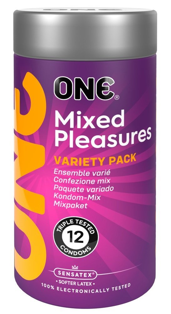 ONE Mixed Pleasures 12er, transparent