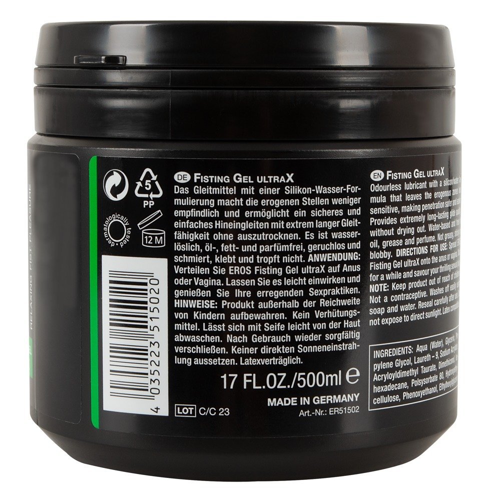 Eros Fisting Gel UltraX, transparent