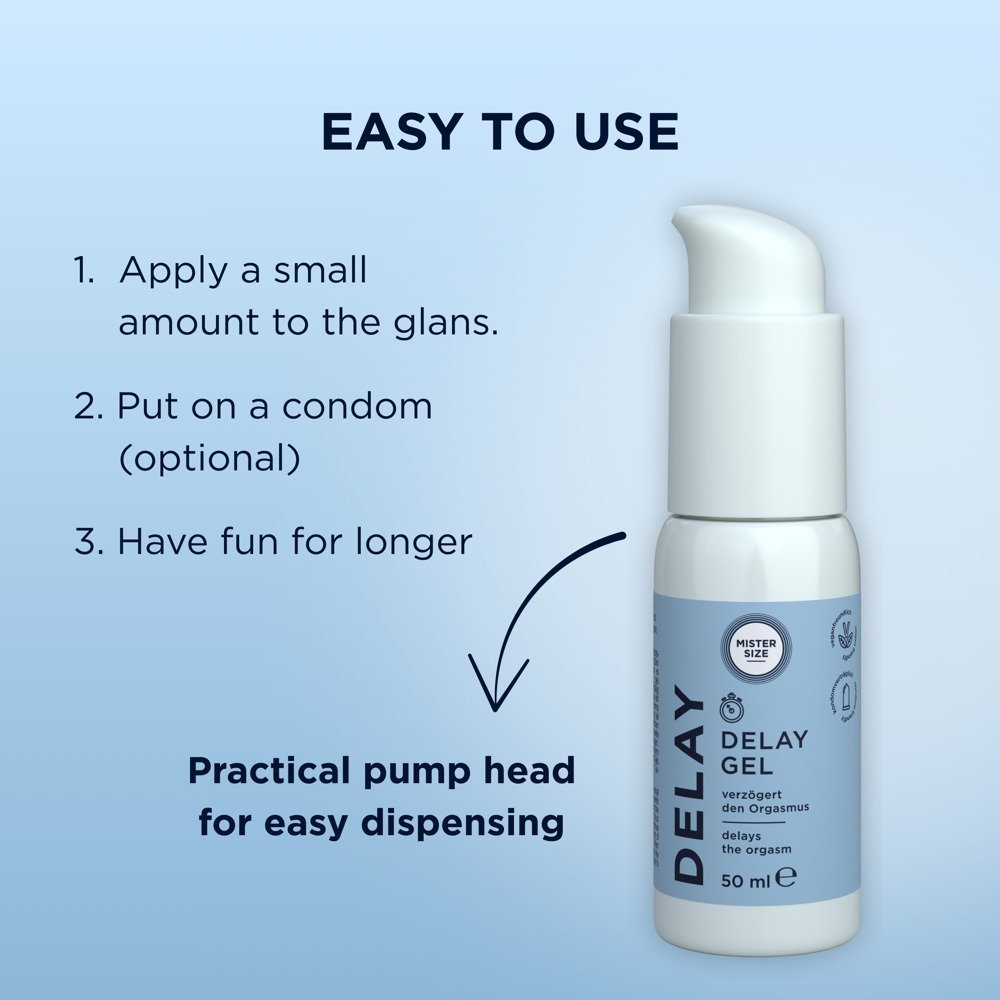 Mister Size Delay Gel 50 ml