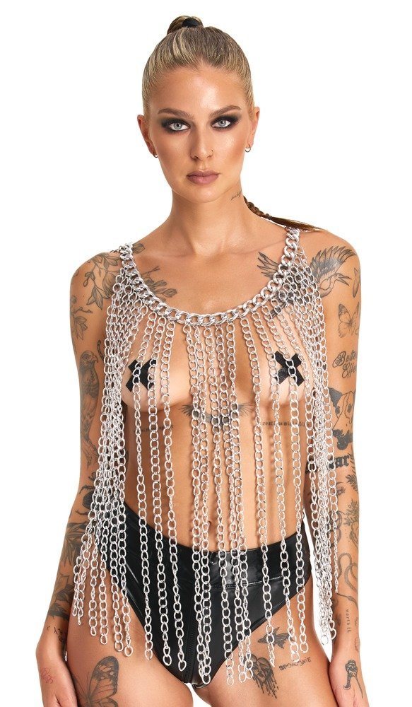 Bad Chainmail Collar, silber