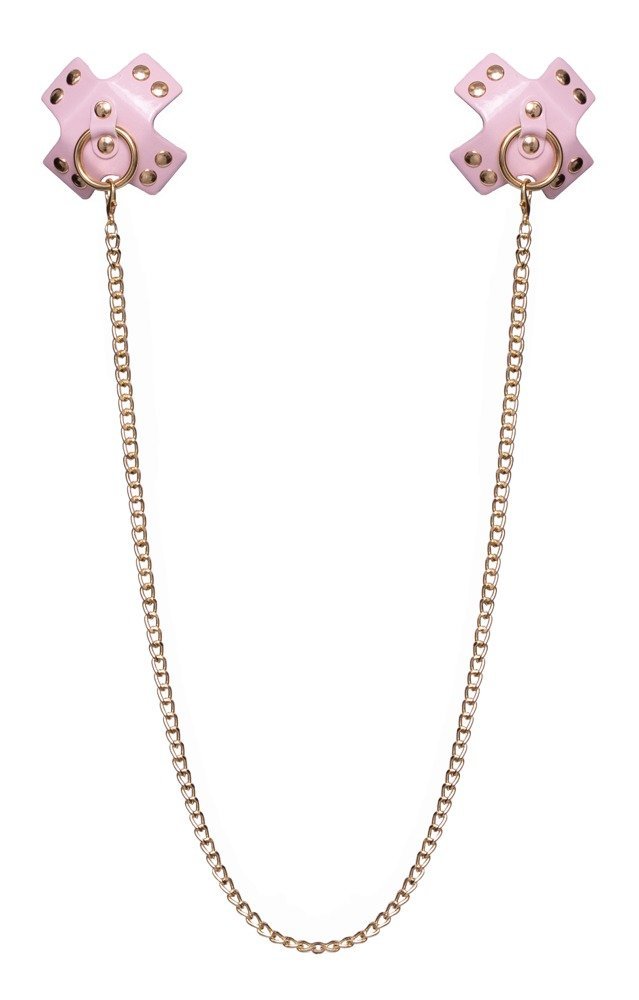 BK Brustschmuck Pink mit Kette