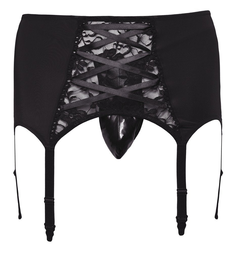 Herren Strapsgürtel, schwarz
