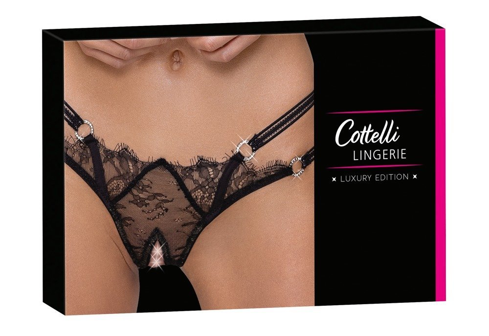 Riostring ouvert, schwarz