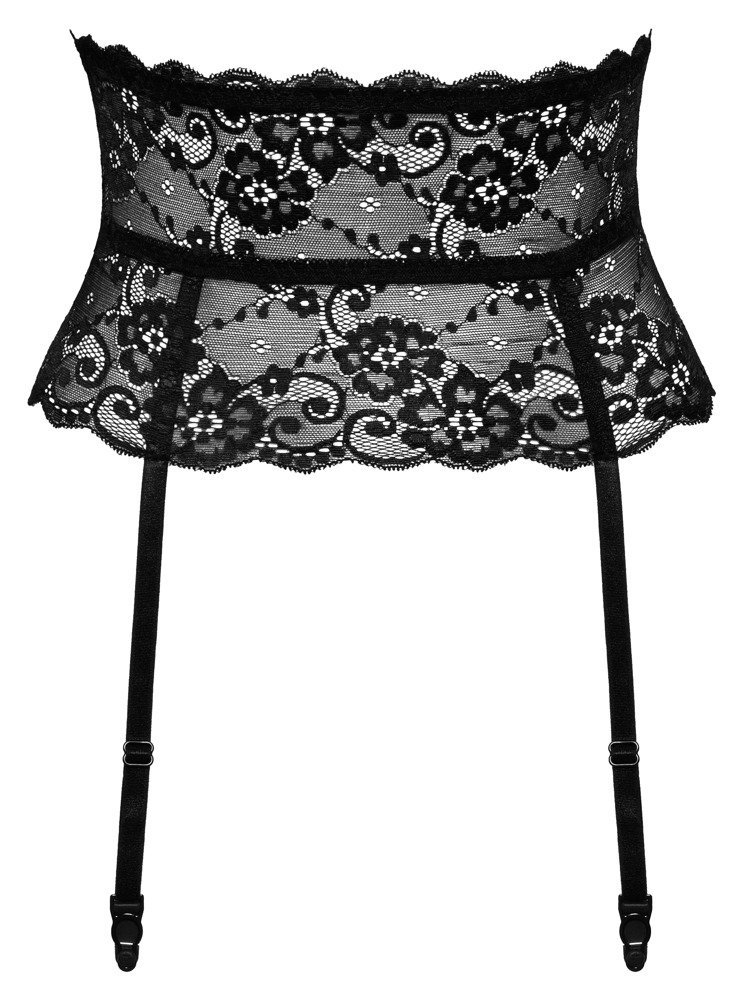 Straps Spitze, schwarz