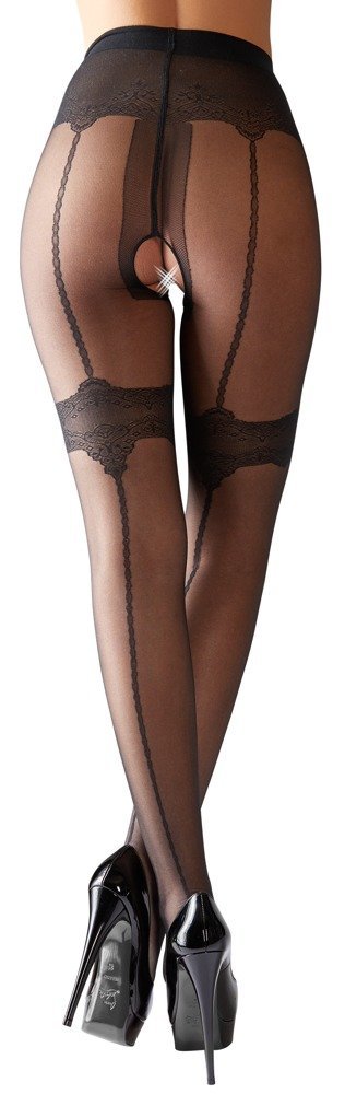 Strumpfhose ouvert, schwarz