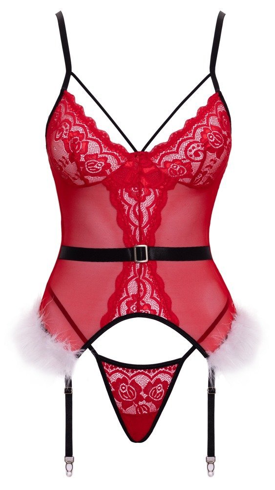 X-Mas Strapshemd, rot