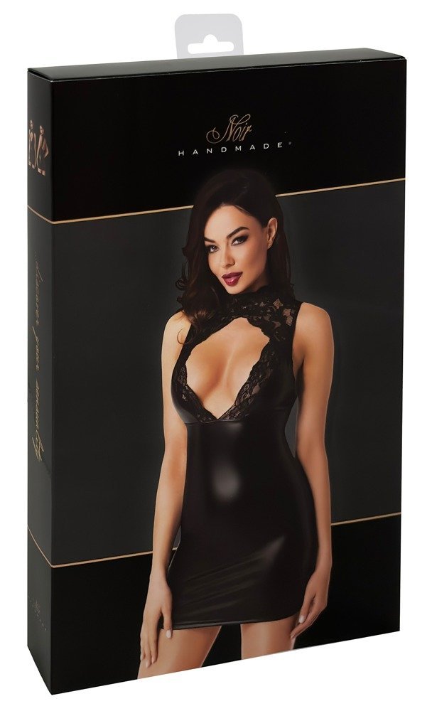 Noir Kleid Spitze, schwarz