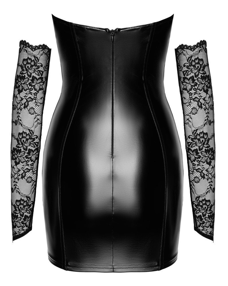 Noir Kleid Stulpen, schwarz