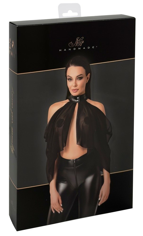 Noir Bolero Tüll, schwarz