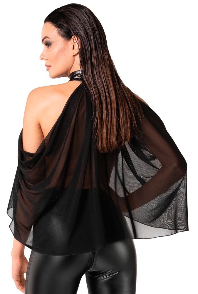 Noir Bolero Tüll, schwarz