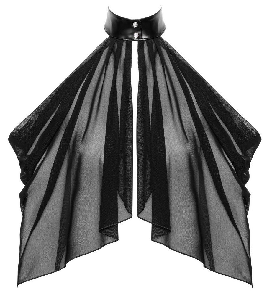 Noir Bolero Tüll, schwarz