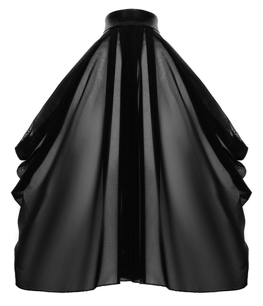 Noir Bolero Tüll, schwarz